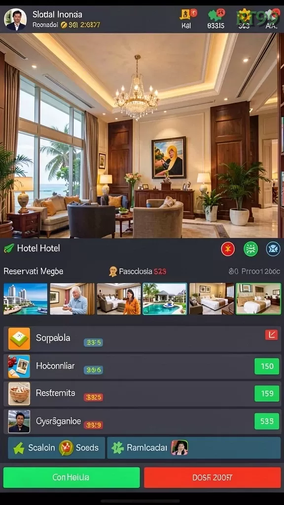Cuplikan layar PPRRYY — menu navigasi